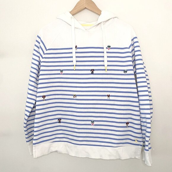 Joules Rowley Embroidered Hooded‎ Sweatshirt – Size 8 (UK 12) - Picture 1 of 7